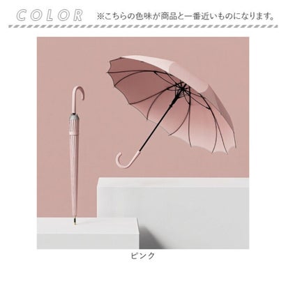 バックヤードファミリー BACKYARD FAMILY 傘 レディース 晴雨兼用 花びら おしゃれ （ブラック）｜詳細画像