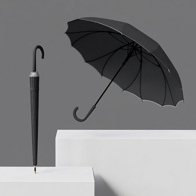 傘 レディース 晴雨兼用 花びら おしゃれ （ブラック）