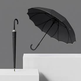 傘 レディース 晴雨兼用 花びら おしゃれ （ブラック）