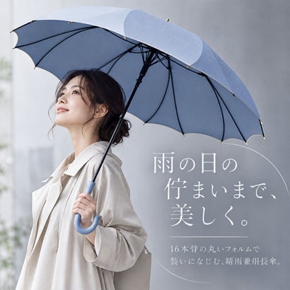 バックヤードファミリー BACKYARD FAMILY 傘 レディース 晴雨兼用 花びら おしゃれ （ベージュ）｜詳細画像
