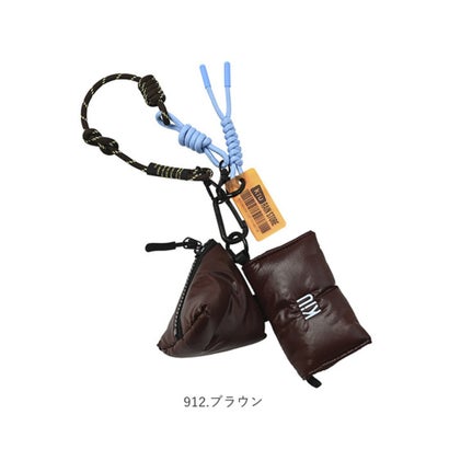 バックヤードファミリー BACKYARD FAMILY KiU キウ PUFFY MINI POUCH & STRAP （955.シルバー）｜詳細画像
