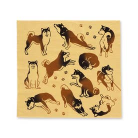 JIKAN STYLE 注染はんかち （今日の柴犬）