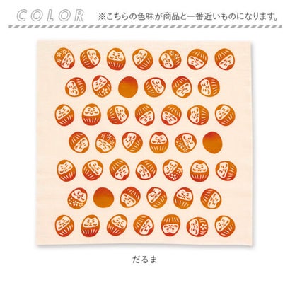 バックヤードファミリー BACKYARD FAMILY JIKAN STYLE 注染はんかち （だるま）｜詳細画像
