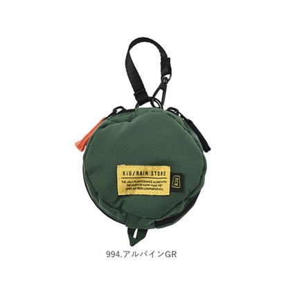 バックヤードファミリー BACKYARD FAMILY KiU キウ PAD ROUND POUCH （900.ブラック）｜詳細画像