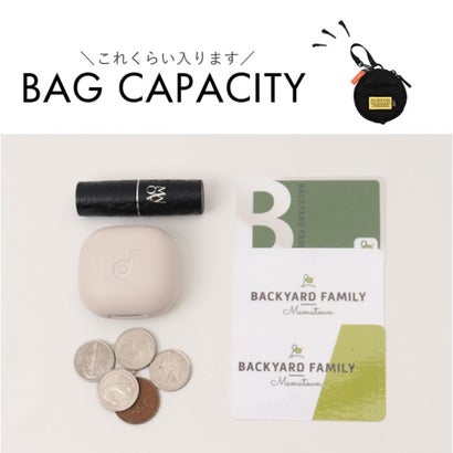 バックヤードファミリー BACKYARD FAMILY KiU キウ PAD ROUND POUCH （967.アイボリー）｜詳細画像