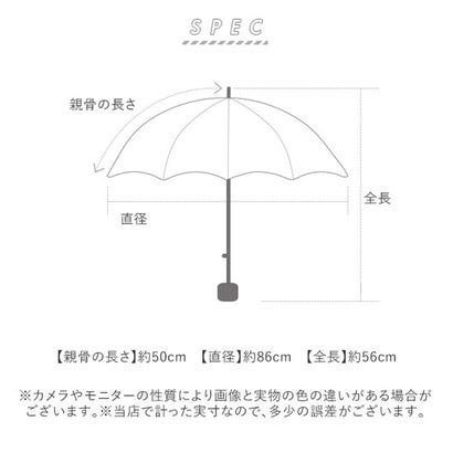 バックヤードファミリー BACKYARD FAMILY 晴雨兼用 折り畳み傘 バイカラー （バイカラー/グレー）｜詳細画像