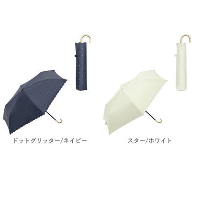 バックヤードファミリー BACKYARD FAMILY 晴雨兼用 折り畳み傘 バイカラー （バイカラー/グレー）｜詳細画像