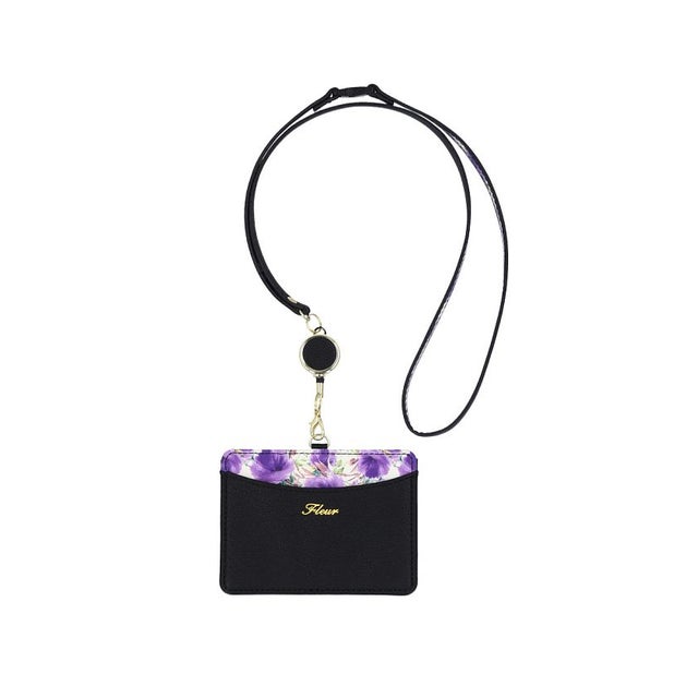 Fleur フルール パスケース/IDカードホルダー （IDカードホルダーブラック）