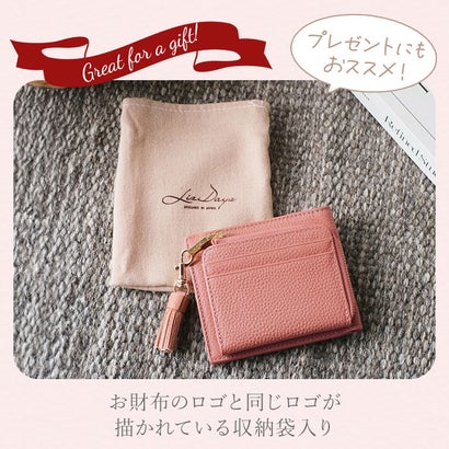 バックヤードファミリー BACKYARD FAMILY LIZ DAYS タッセル付き二つ折り財布 （CA.キャメル）｜詳細画像