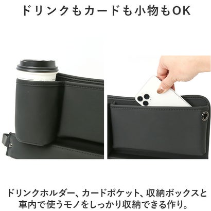 バックヤードファミリー BACKYARD FAMILY 車 収納ケース kcargoods05 （左側ブラック）｜詳細画像