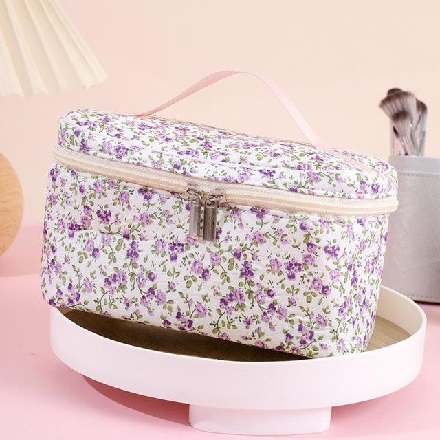 化粧ポーチ 花柄 トラベル mmfpouch1219j （パープル）