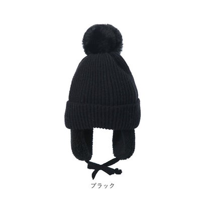 ニット帽 キッズ 防寒 cap0327 （ピンク）｜詳細画像