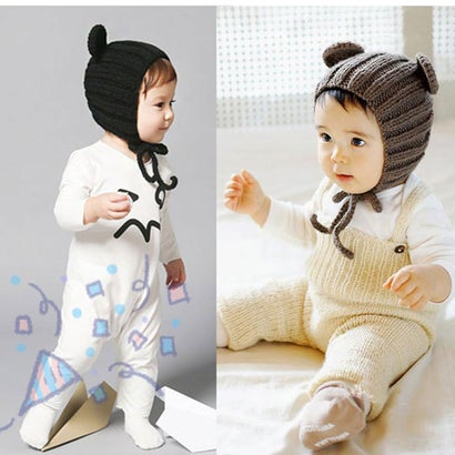 耳付きキッズ帽子 kidhat （イエロー）｜詳細画像