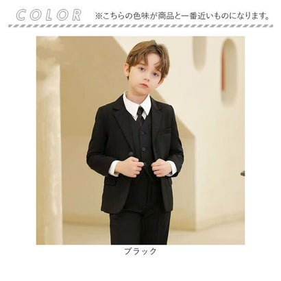男の子 入学式 スーツ 5点セット （ネイビー）｜詳細画像