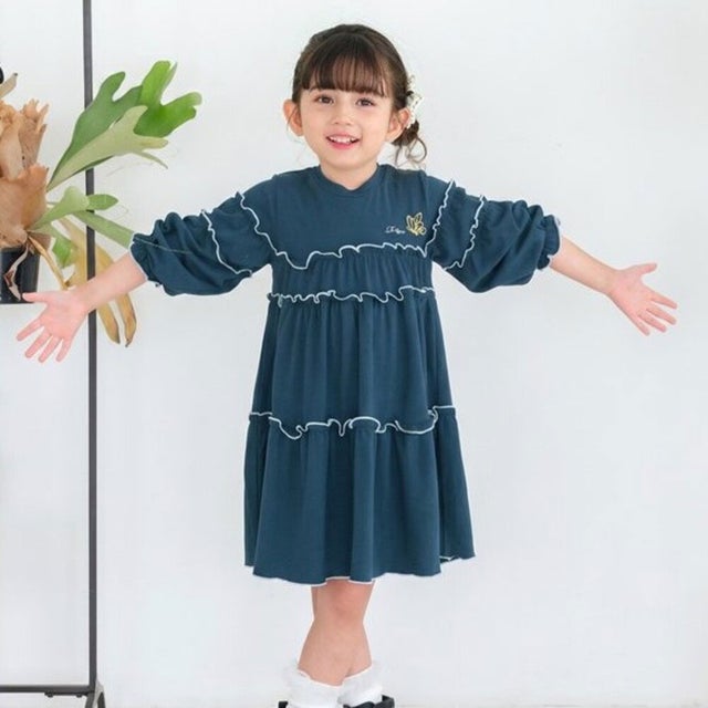 Rora メリエル ワンピース （ネイビー）
