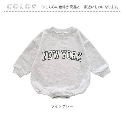 ロンパース 長袖 （ベージュ）｜詳細画像