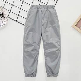 子供 裏ボア パンツ キッズ ロングパンツ （グレー）