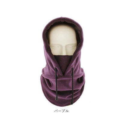 フェイスウォーマー ネックウォーマー 防寒防風 kwarmer01 （オレンジ）｜詳細画像