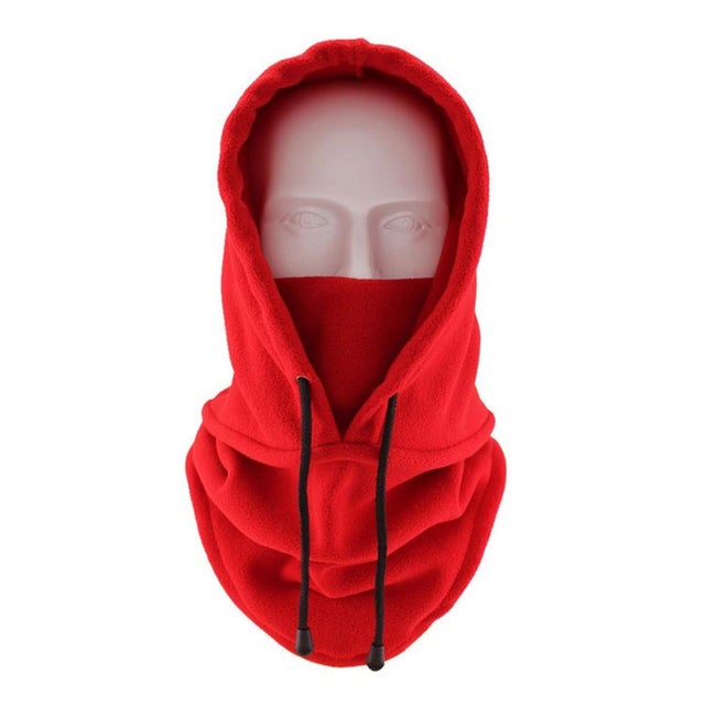 フェイスウォーマー ネックウォーマー 防寒防風 kwarmer01 （レッド）