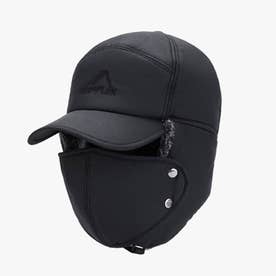 帽子 防寒 冬 lfm022【返品不可商品】 （ブラック）