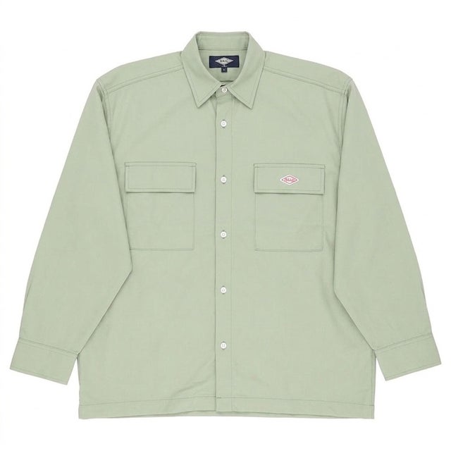 BALL BIGサイズ裾コード付き長袖シャツ （BEIGE）