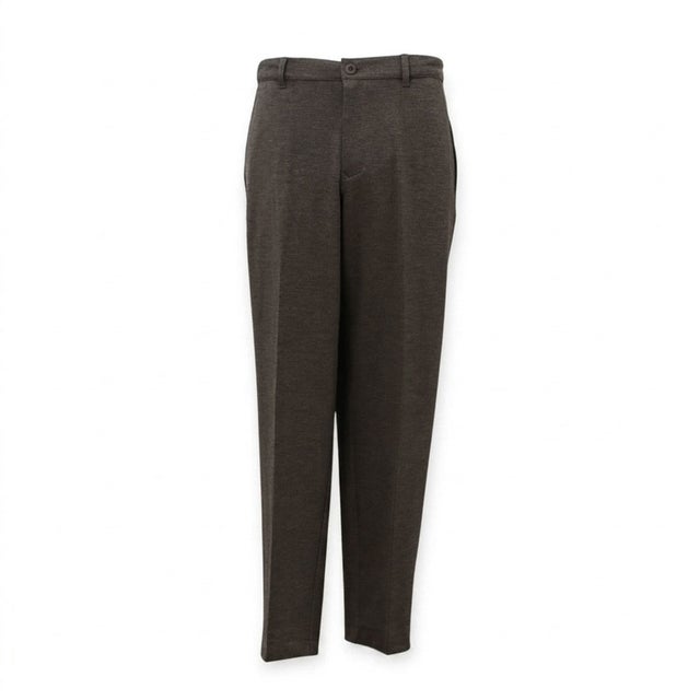 URBAN SQUARE ニットカルゼ 大人のパンツ （スマートBROWN）