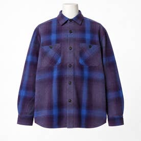 HOUSTON OMBRE CHECK VIYELLA SHIRT （PURPLE）