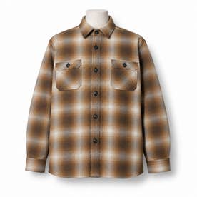 HOUSTON OMBRE CHECK VIYELLA SHIRT （KHAKI）
