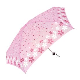 HYGGE 5段マイクロ 折りたたみ傘 （1400.花柄ピンク）