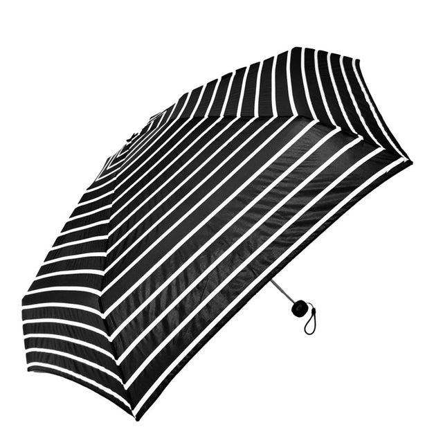 
                    HYGGE 5段マイクロ 折りたたみ傘 （1399.ボーダーブラック）