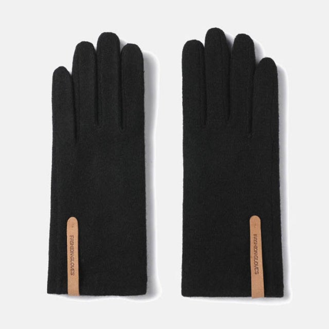 防寒手袋 レディース asdfgloves03 （ブラック）