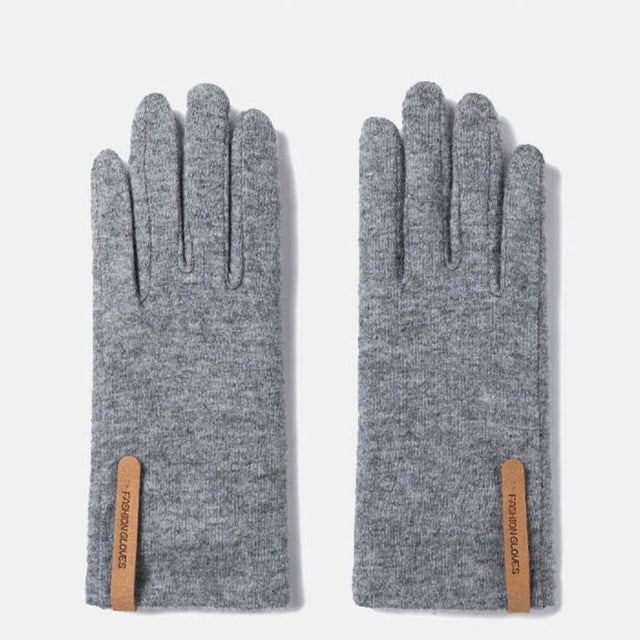 防寒手袋 レディース asdfgloves03 （グレー）