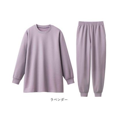 小柄な私のキルト楽ちんパジャマ （コーラルピンク）｜詳細画像
