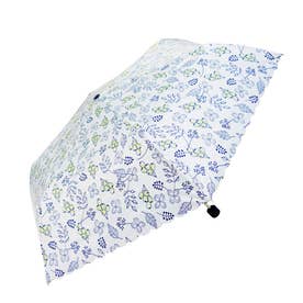 雨晴兼用 折りたたみ傘 55cm （um2062.木の実ホワイト）