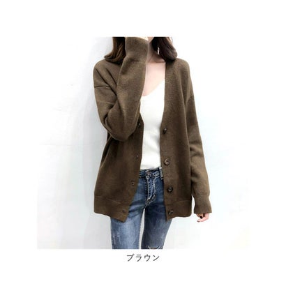 ニットカーディガン n16319 （ブラック）｜詳細画像