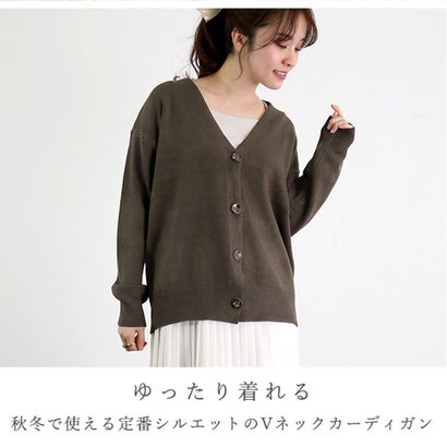 ニットカーディガン n16319 （ブラック）｜詳細画像