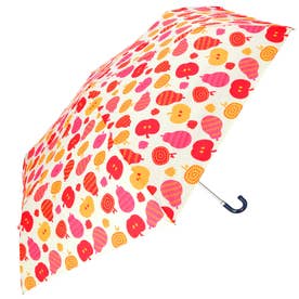 amusant sous la pluie 耐風折りたたみ傘 55cm （14580.フルーツレッド）