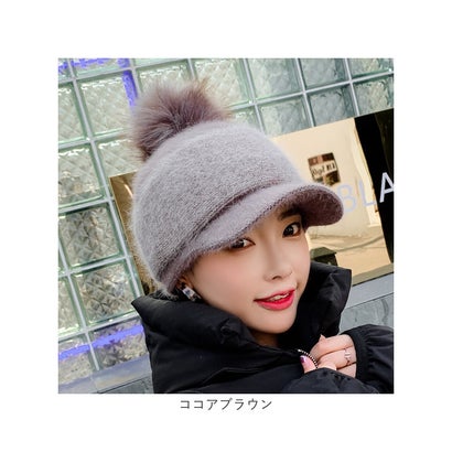 帽子 レディース ニット帽 かわいい lem1989 （アイボリー）｜詳細画像