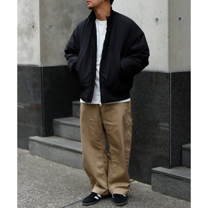中綿ダブルジップブルゾン （KHAKI）｜詳細画像