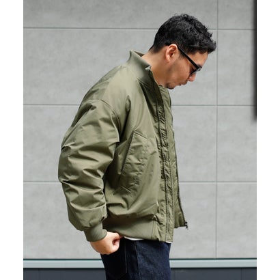 中綿ダブルジップブルゾン （KHAKI）｜詳細画像