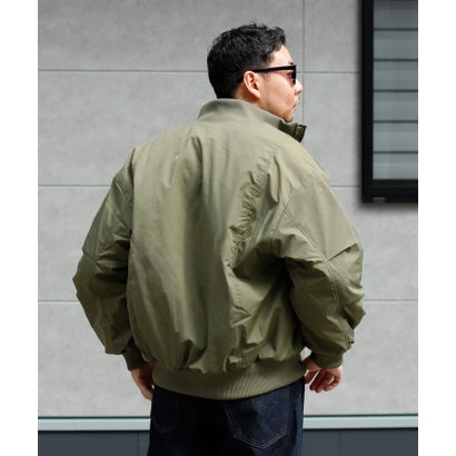 中綿ダブルジップブルゾン （KHAKI）｜詳細画像
