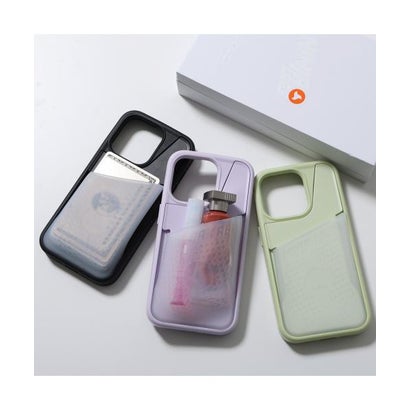 Ninja Labs iPhoneケース Flex Pouch Phone Case （BLACK/CLEAR-ブラック）｜詳細画像