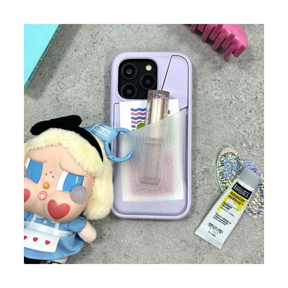 Ninja Labs iPhoneケース Flex Pouch Phone Case （BLACK/CLEAR-ブラック）｜詳細画像