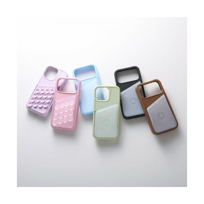 iPhoneケース Flex Pouch Phone Case （MATCHA/CLEAR-グリーン）｜詳細画像