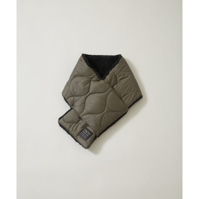 MILITARY REVERSIBLE DOWN SCARF （ブラック）｜詳細画像