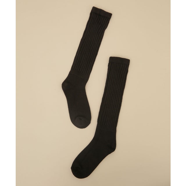THE SOX/scrunch socks ブラック