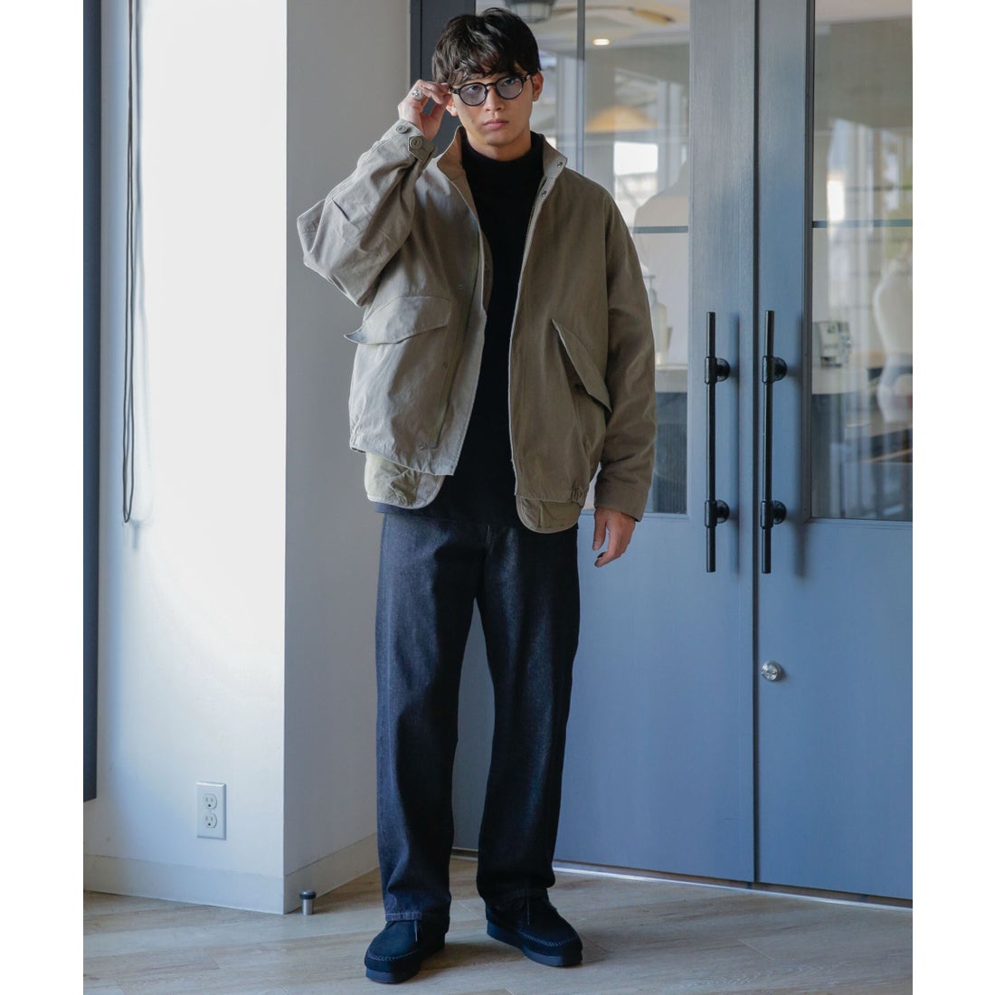 ナノ・ユニバース NANO universe WEB限定/3way ショートモッズ