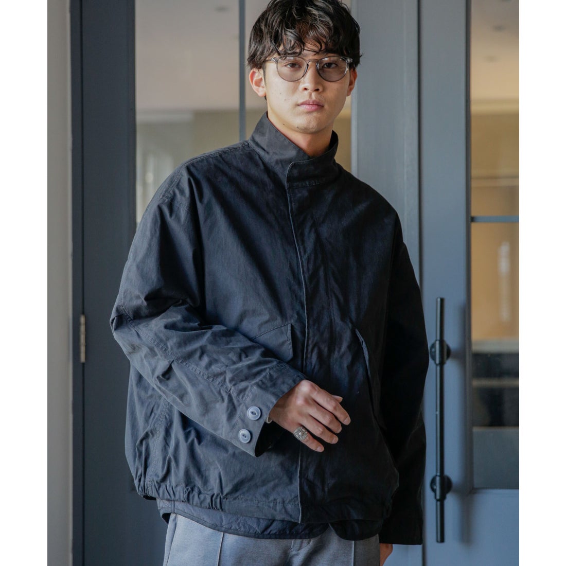 ナノ・ユニバース NANO universe WEB限定/3way ショートモッズ