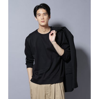 「FORMAL JERSEY」クルーネックカットソー長袖 （ホワイト）｜詳細画像