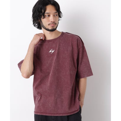 ワンポイントピグメントTシャツ 半袖 （ブラウン）｜詳細画像